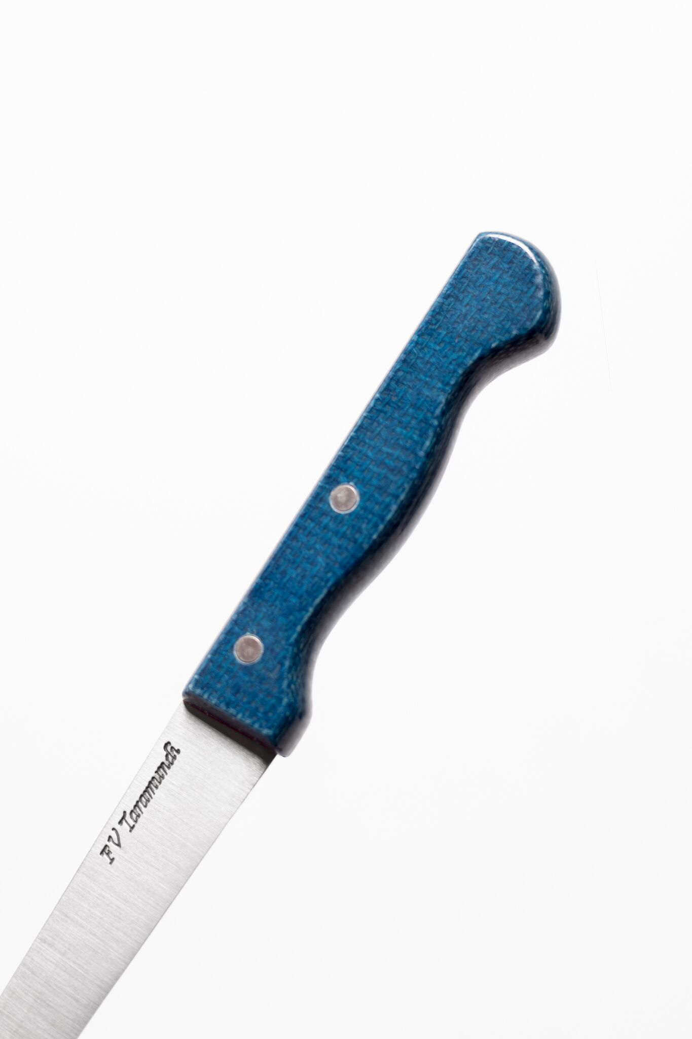 Cuchillo mesa yute azul - Imagen 3