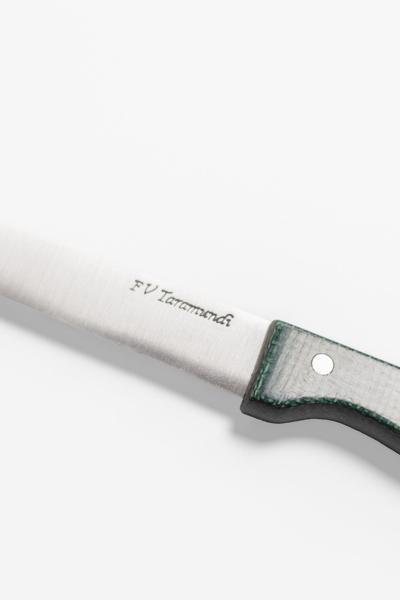 Cuchillo mesa yute verde - Imagen 4