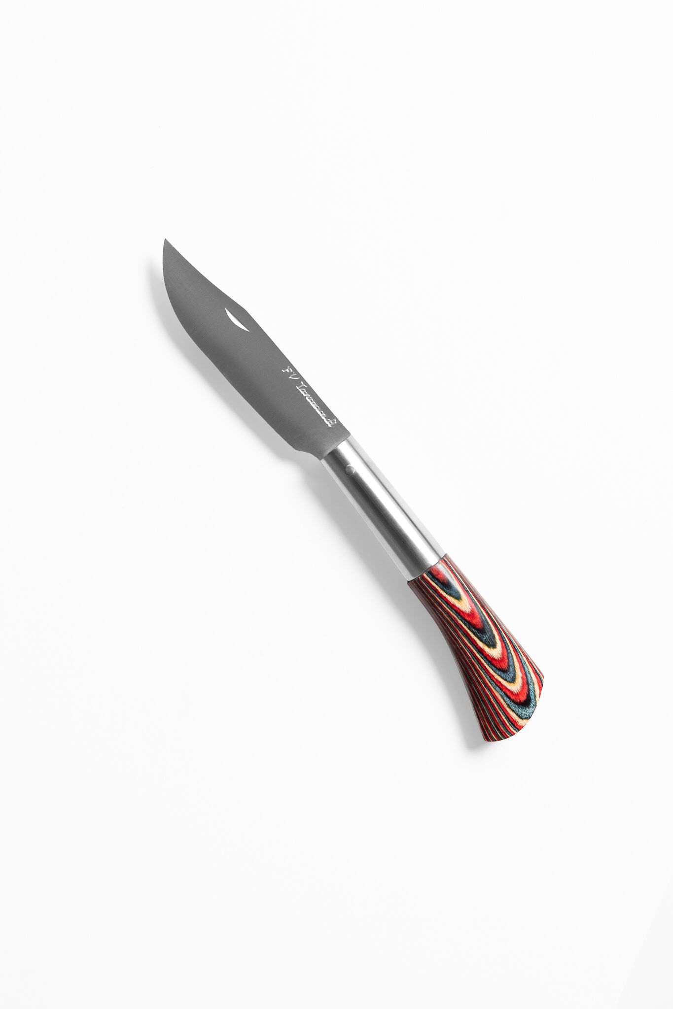 Navaja laminada multicolor punta vuelta